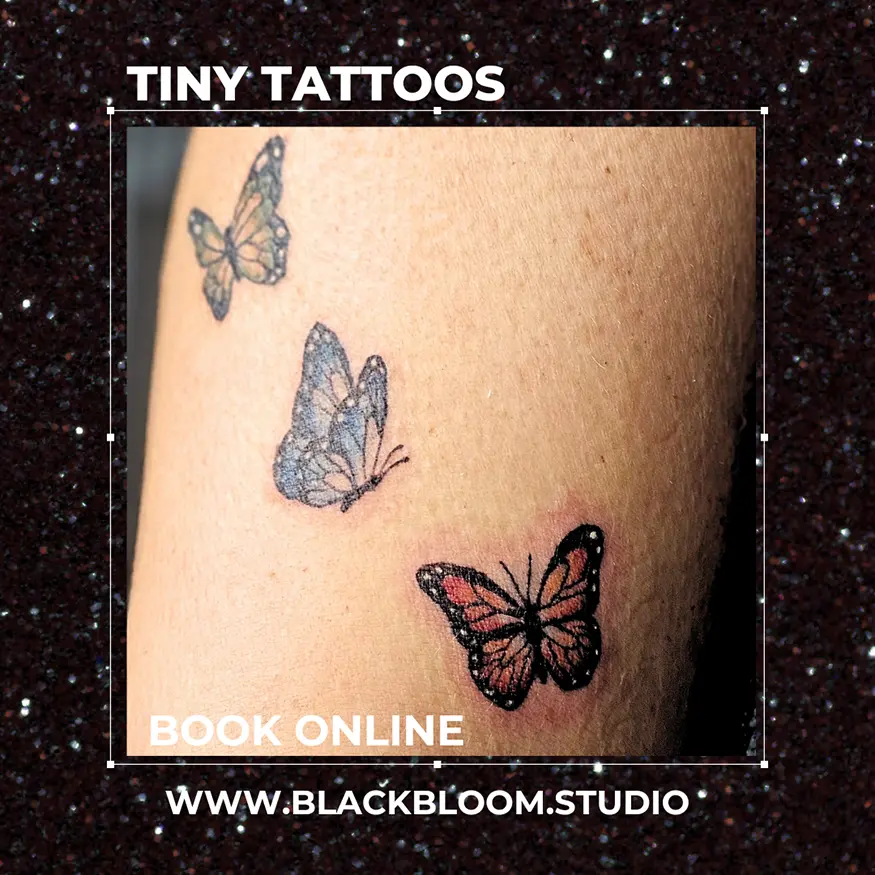 San Antonio Tiny Tattoos | Black Bloom Studio